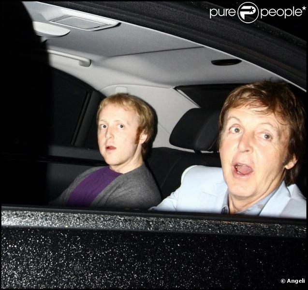 James McCartney et son père Sir Paul MCartney