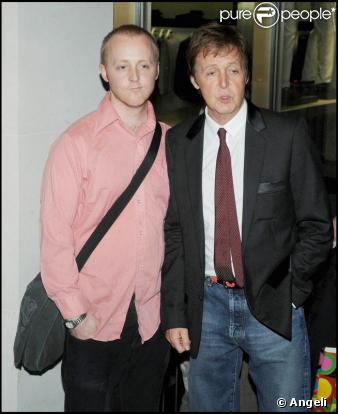 James McCartney et son père Sir Paul MCartney
