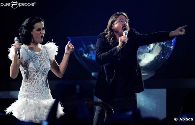 Katy Perry sur la scène des MTV EMA 2009 à Berlin, le 4 novembre 2009