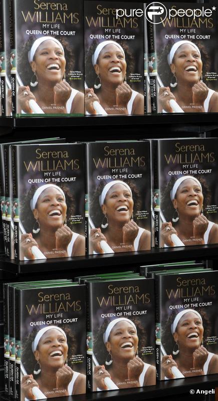 Serena Williams a présenté son livre à Londres le 2/11/09