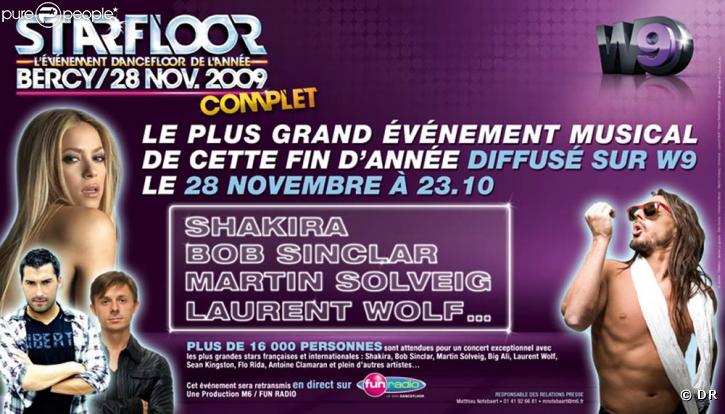 Starfloor, le 28 novembre 2009 à Paris-Bercy