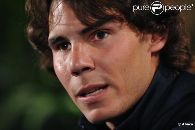 Rafael Nadal lors du tournoi de Paris-Bercy le 10 novembre 2009