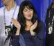 Nolwenn Leroy a trouvé sa couleur fétiche, un bleu marine qui met en lumière ses yeux couleur azur