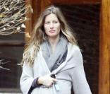 Gisele Bündchen en balade à Boston le 5 novembre 2009