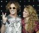 David Bisbal et Paulina Rubio lors des Telehit 2009 Awards qui se sont tenus à Acapulco, au Mexique, le 12 novembre 2009.