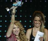 La sexy Paulina Rubio lors des Telehit 2009 Awards qui se sont tenus à Acapulco, au Mexique, le 12 novembre 2009.