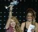 La sexy Paulina Rubio lors des Telehit 2009 Awards qui se sont tenus à Acapulco, au Mexique, le 12 novembre 2009.