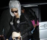 Rihanna dans les rues de Londres, le 15 novembre 2009