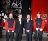 Marc Lelandais, président de Lancel, et Stéphane Bern recevaient leurs amis au Gala de la Truffe, chez Lancel, le 16/11/09