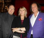 Robert Hossein, Candice Patou et Gonzague Saint-Bris au Gala de la Truffe, chez Lancel, le 16/11/09