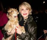 Sophie Darel et son Woofy au Gala de la Truffe, chez Lancel, le 16/11/09