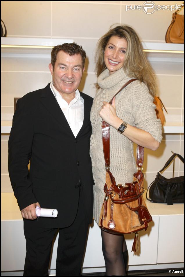 Martin Lamotte et sa femme au Gala de la Truffe, chez Lancel, le 16/11/09