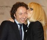 Stéphane Bern et Mireille Darc au Gala de la Truffe, chez Lancel, le 16/11/09