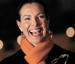 Carole Bouquet illumine la rue Vieille-du-Temple, le 19 nevembre à Paris.