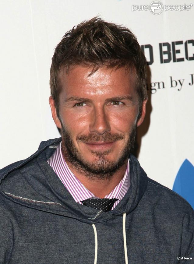 David Beckham soutient Thierry Henry. 