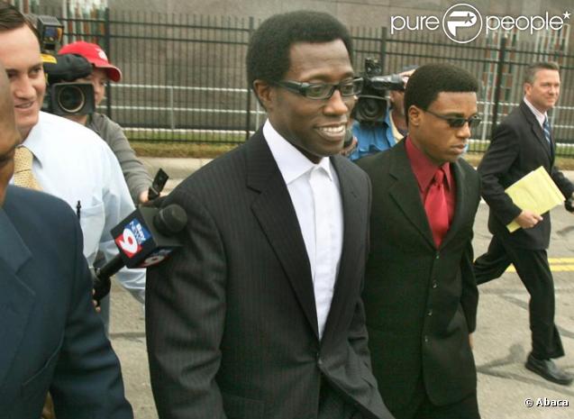 Wesley Snipes se présente devant la Cour de Floride le 31 janvier 2008 
