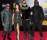 Les Black Eyed Peas, à l'occasion de la grande soirée des 37e American Music Awards, qui s'est tenue à Los Angeles, le 22 novembre 2009.