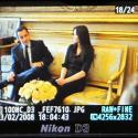 Aujourd' hui à l' Elysée, première apparition officielle de Carla Bruni au côté du président Nicolas Sarkozy...