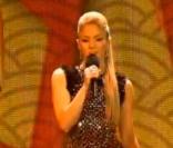 Shakira interprète  Did it again  sur la scène des Bambi Awards à Potsdam, le 26 novembre 2009.