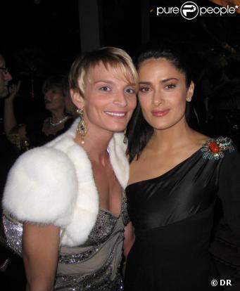 Sarah Marshall et Salma Hayek à la réouverture de la Mamounia à Marrakech le 26/11/09