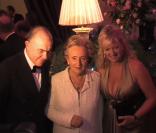 Christian Lacroix, Bernadette chirac et  Charlotte de Turckheim au Bal des débutantes (28 novembre 2009)