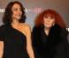 Nathalie et Sonia Rykiel à la soirée de lancement de la collection Sonia Rykiel pour H&amp;M le 1/12/09 au Grand Palais à Paris