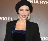 Nadia Auermann à la soirée de lancement de la collection Sonia Rykiel pour H&M le 1/12/09 au Grand Palais à Paris
