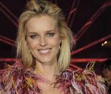 Eva Herzigova à la soirée de lancement de la collection Sonia Rykiel pour H&M le 1/12/09 au Grand Palais à Paris