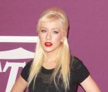 La chanteuse Christina Aguilera 