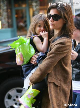 Suri Cruise et Katie Holmes 
