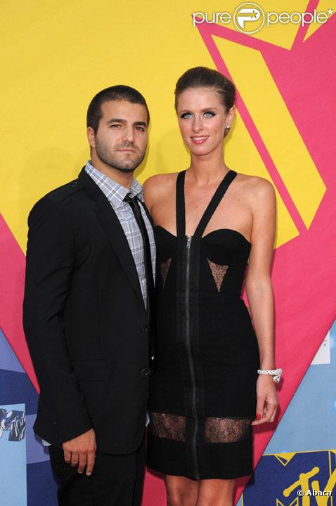 Nicky Hilton avec son compagnon David Katzenberg en septembre 2008 