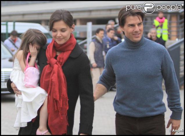 Suri Cruise et ses parents 