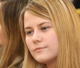 Natascha Kampusch présente le documentaire  3 096 jours de captivité  à Hambourg, en Allemagne, le 14 décembre 2009.