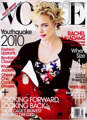 Rachel McAdams en couverture du magazine Vogue