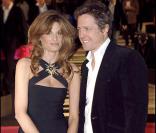 Hugh Grant et Jemima Khan à Londres, le 5 février 2007.