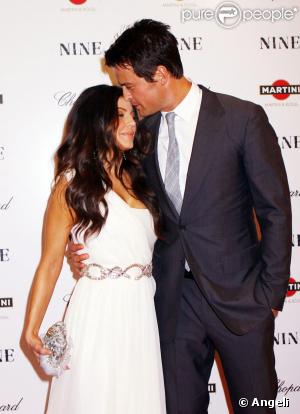 Fergie et Josh Duhamel lors de la première à New York du film Nine le 15 décembre 2009