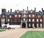 La maison de campagne de la famille royale d'Angleterre, à Norfolk.