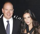 Albert de Monaco et Demi Moore