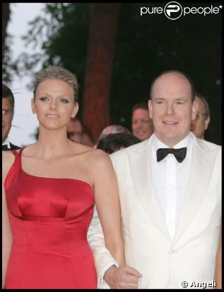 Albert de Monaco et  Charlene Wittstock