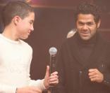 Jamel Debbouze au Noël du Secours Populaire au Cirque d'Hiver le 23/12/09