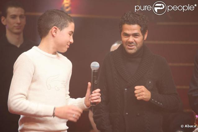Jamel Debbouze au Noël du Secours Populaire au Cirque d'Hiver le 23/12/09
