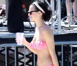 Katy Perry en pleine répétition à Miami, août 2009.