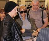 Rihanna à l'aéroport de Miami, le 27 décembre 2009