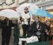 Mariah Carey semble plutôt fière sur sa voiturette à Capri, le 29 décembre 2009