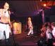 Gwen Stefani en live, à l'occasion du réveillon du jour de l'an donné par Roman Abramovich dans sa villa de Saint-Barthelemy, le 31 décembre 2009.