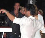Gavin Rossdale, Gwen Stefani Marc Jacobs et Rachel Zoe, à l'occasion du réveillon du jour de l'an donné par Roman Abramovich dans sa villa de Saint-Barthelemy, le 31 décembre 2009.
