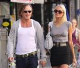 Mickey Rourke et sa fiancée le top model russe Elena Kulteskaya