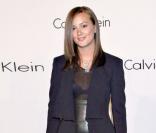 Leighton dans un look passable lors de la soirée Calvin Klein, le 7 septembre 2008 à New York 