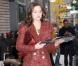 Miss Meester toujours aussi impeccable sur le tournage de GG, le 23 octobre 2009 à New York 