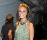 Leighton Meester : sa petite robe attrayante a attiré tous les regards lors de la Fashion Week new-yorkaise, le 11 septembre 2008 